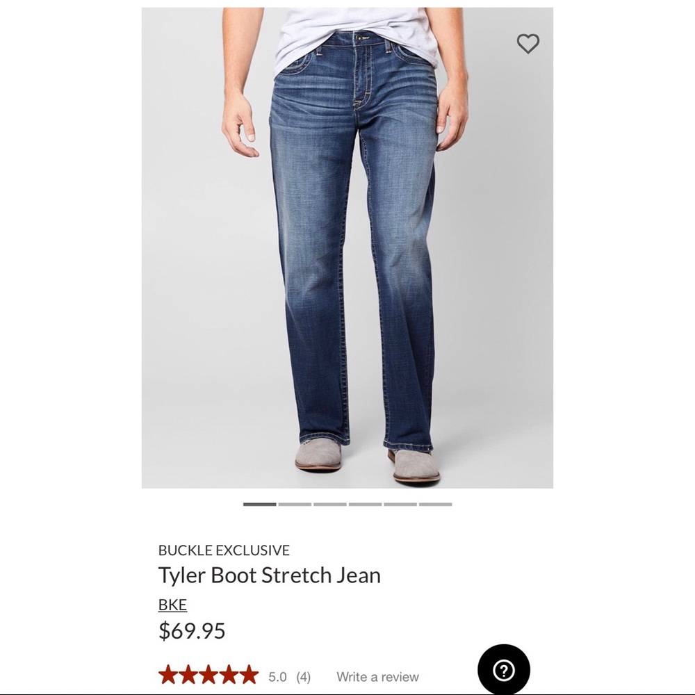 Buckle men’s Tyler jeans